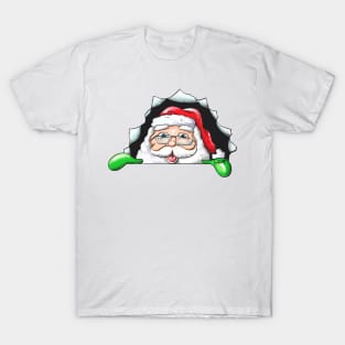 Santa Claus End 2020 happily 3D gift v2 T-Shirt